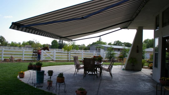 traditional home awnings