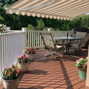 retractable awnings for decks